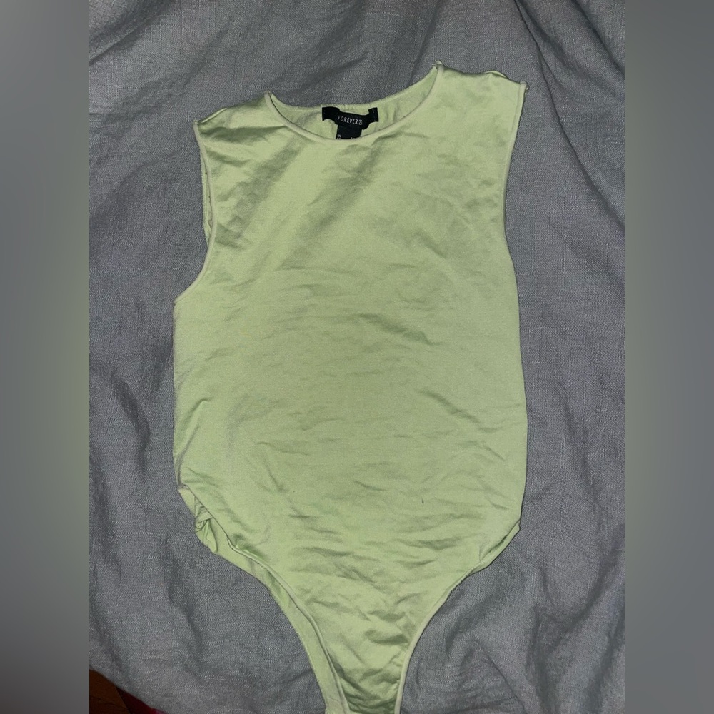 Green bodysuit